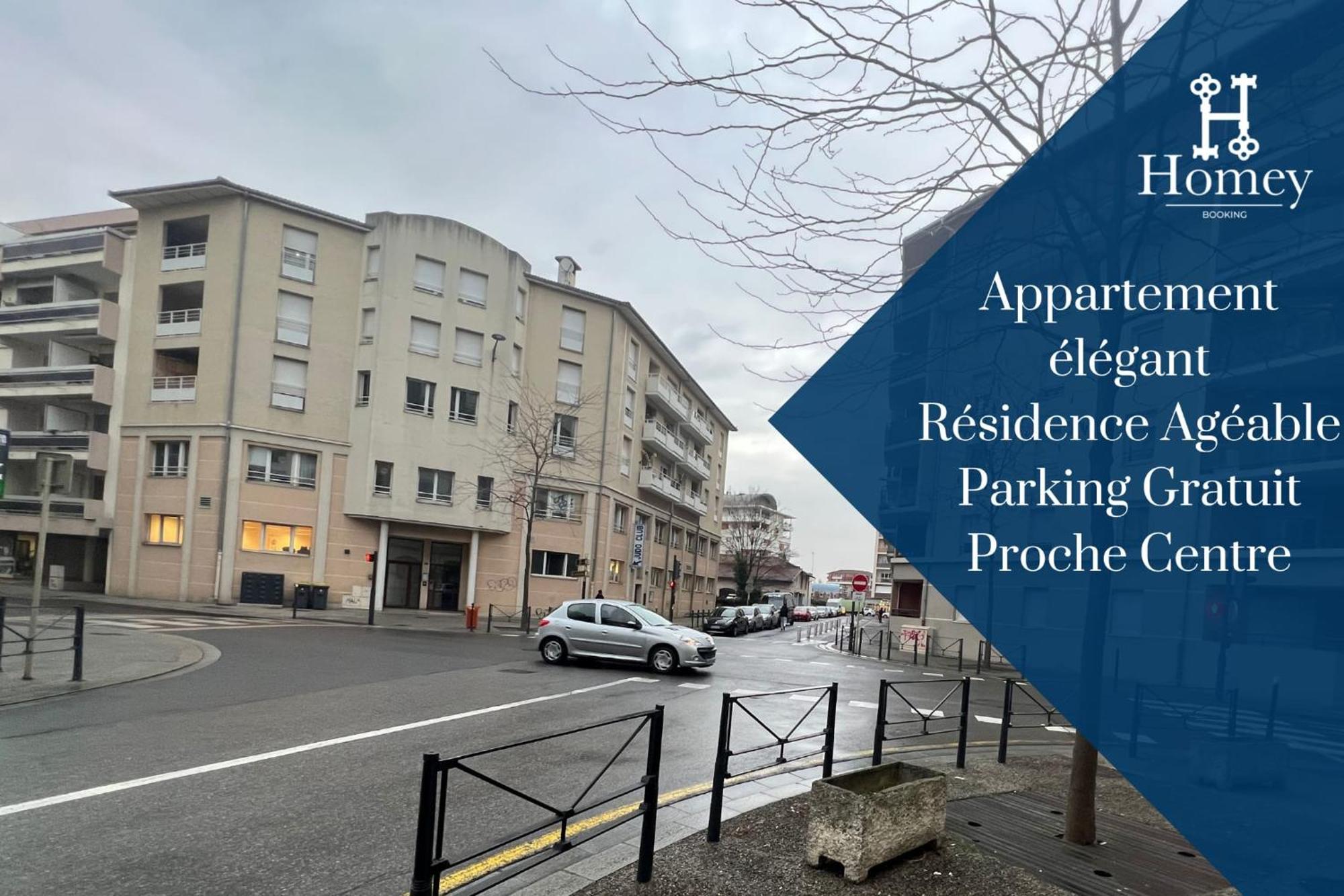 אנמסה Homey Wild - Proche Gare Et Tram - Proche Centre - Balcon Prive - Parking Prive - Wifi Gratuit מראה חיצוני תמונה