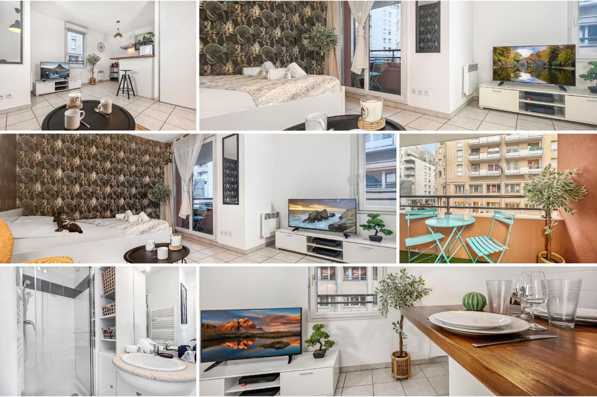 אנמסה Homey Wild - Proche Gare Et Tram - Proche Centre - Balcon Prive - Parking Prive - Wifi Gratuit מראה חיצוני תמונה